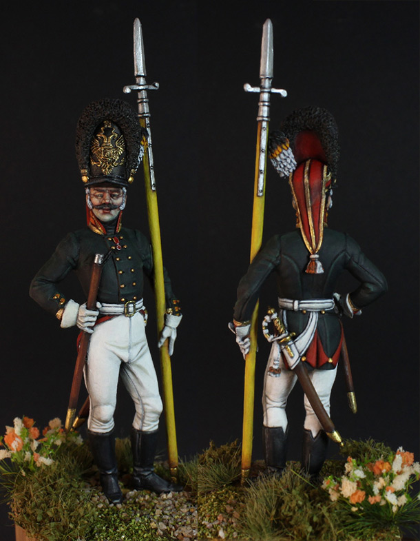 Figures: NCO, 2nd battalion, Leib Guard Preobrazhensky regt. Figures: NCO, 2nd battalion, Leib Guard Preobrazhensky regt.