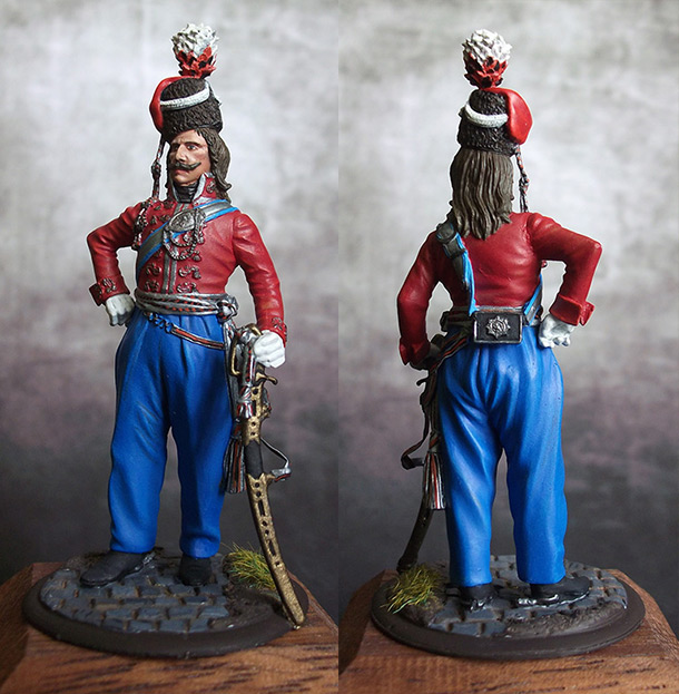 Figures: Senior officer, Leib Guard cossacks, Russia, 1804-09 Figures: Senior officer, Leib Guard cossacks, Russia, 1804-09