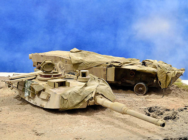 Dioramas and Vignettes:  М1А2 Abrams. Turretless