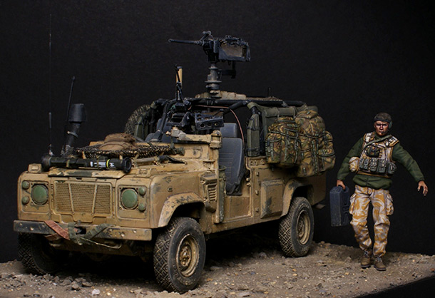 Dioramas and Vignettes: Land Rover WMIK. Afghanistan 2009