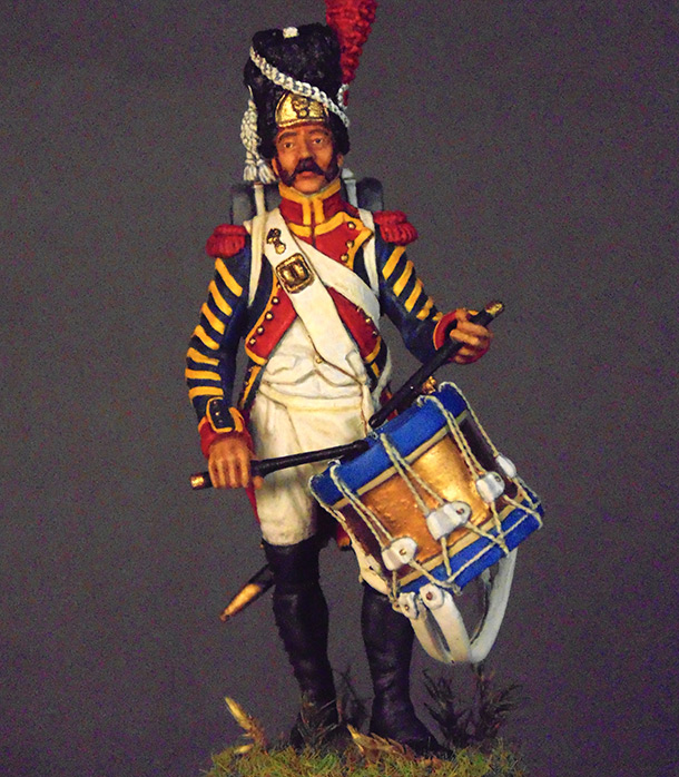 Figures: Drummer, line infantry grenadiers Figures: Drummer, line infantry grenadiers