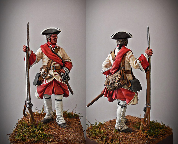 Figures: Corporal of line infantry, Russia, 1708-20 Figures: Corporal of line infantry, Russia, 1708-20