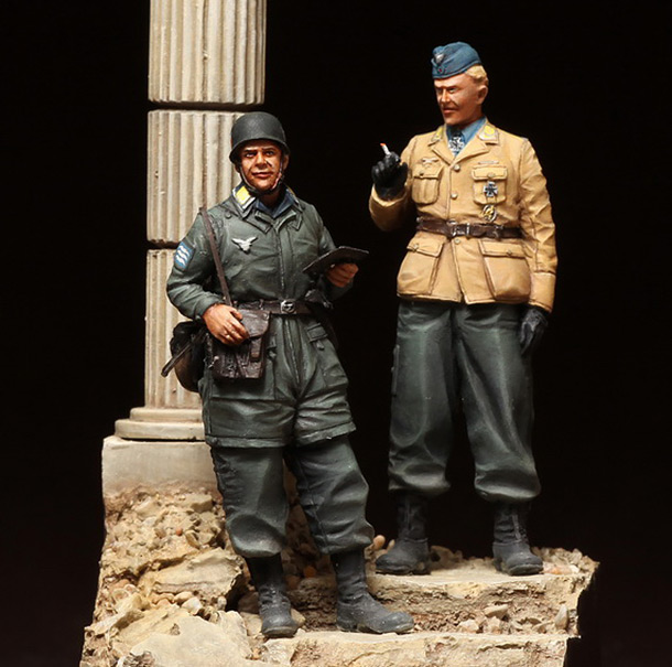 Figures: German paratroopers. Crete, 1941 Figures: German paratroopers. Crete, 1941