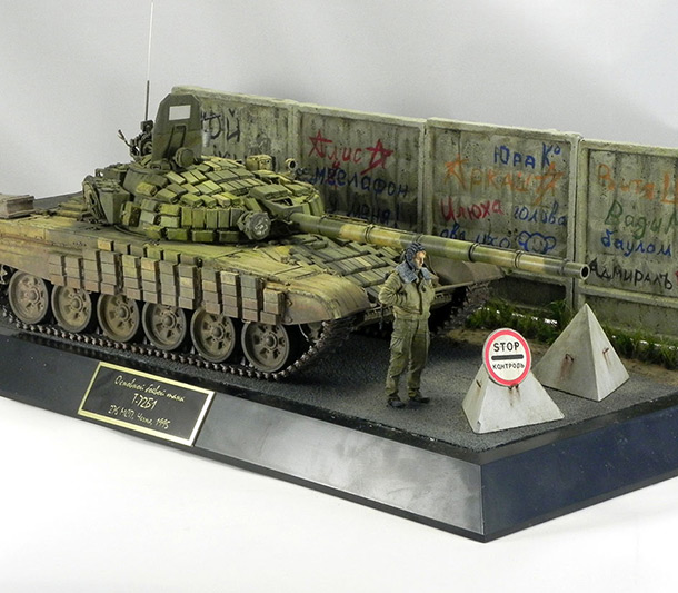 Dioramas and Vignettes: T-72B1, 276th regt., Chechnya, 1995 Dioramas and Vignettes: T-72B1, 276th regt., Chechnya, 1995
