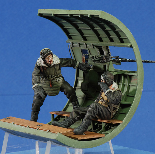 Dioramas and Vignettes: Waist gunner down! Europe 1943 Dioramas and Vignettes: Waist gunner down! Europe 1943