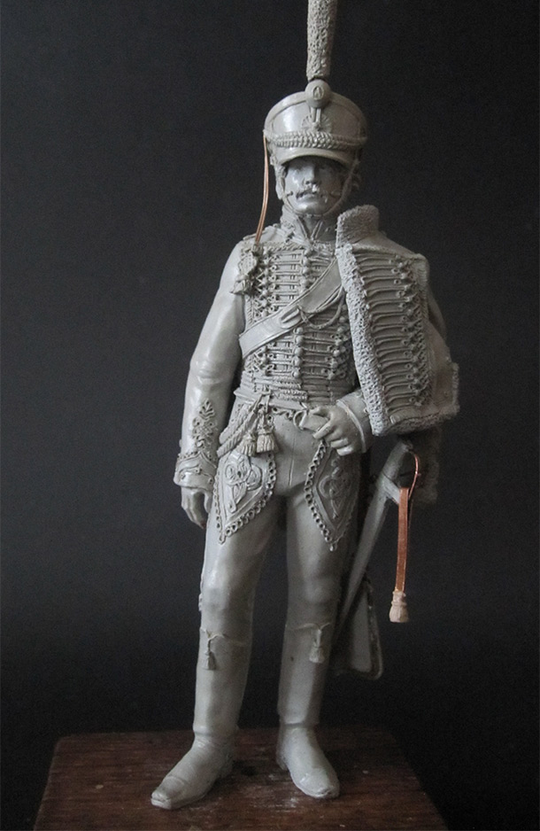 Sculpture: Hussar officer, 1813-14 Sculpture: Hussar officer, 1813-14