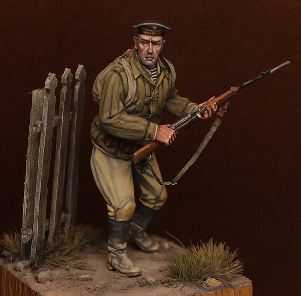 Figures: Soviet seaman, 83th brigade, Tuapse, 1942 Figures: Soviet seaman, 83th brigade, Tuapse, 1942