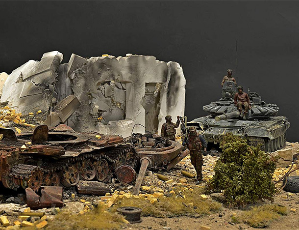 Dioramas and Vignettes: Syrian War. The Wind of Hope Dioramas and Vignettes: Syrian War. The Wind of Hope