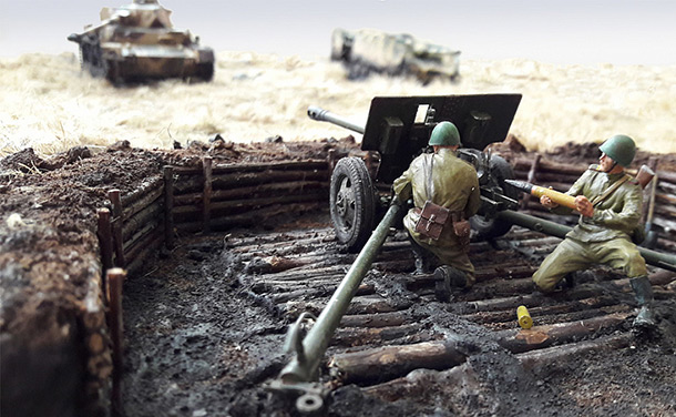 Dioramas and Vignettes: First fight of lieutenant Slepov Dioramas and Vignettes: First fight of lieutenant Slepov