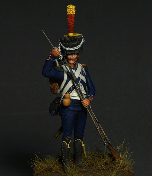 Figures: Voltigeur of light infantry, 1809-12 Figures: Voltigeur of light infantry, 1809-12