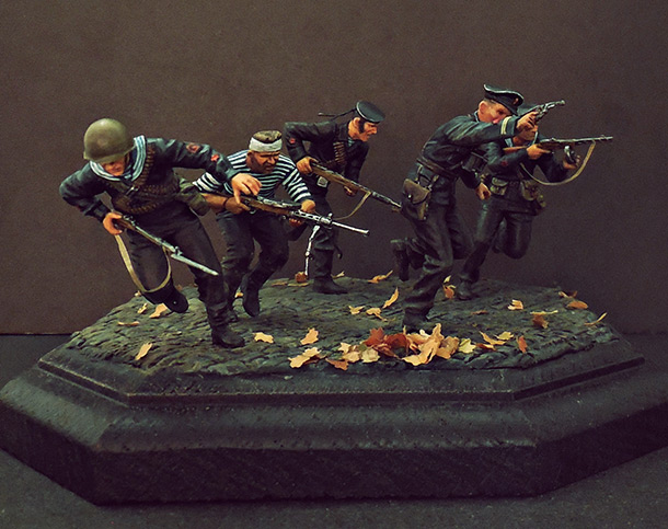 Dioramas and Vignettes: Charge of naval infantry