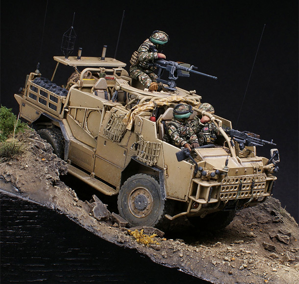 Dioramas and Vignettes: Jackal mk2. Afghanistan Dioramas and Vignettes: Jackal mk2. Afghanistan