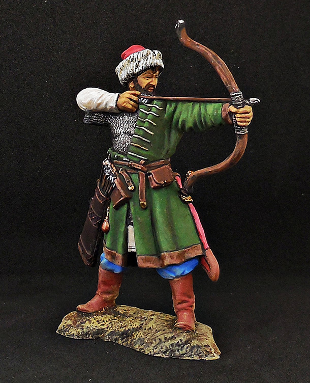Figures: Russian archer, XIV cent.