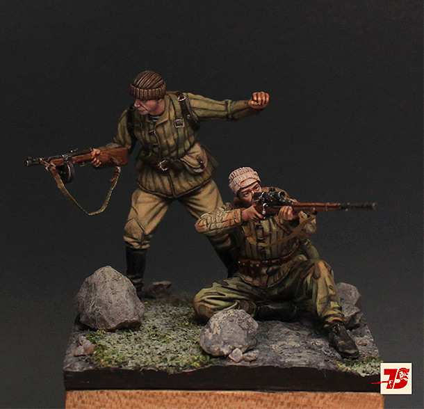 Dioramas and Vignettes: «Sorte djevler», cape Mogilny, 1942 Dioramas and Vignettes: «Sorte djevler», cape Mogilny, 1942