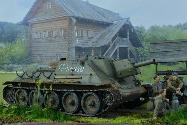 Dioramas and Vignettes: SU-122 Dioramas and Vignettes: SU-122