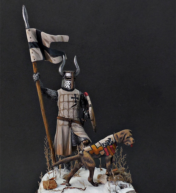Figures: Teutonic knight, 12th AD