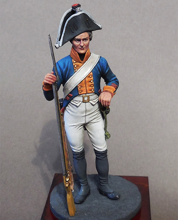 Figures: Prussian musketeer, 16th regt.