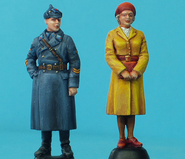 Figures: Red Army Pilot with Wife