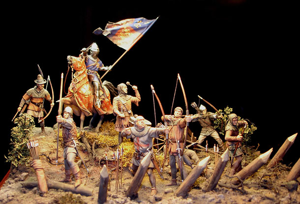 Dioramas and Vignettes: English archers, 1415 Dioramas and Vignettes: English archers, 1415