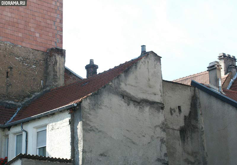 Apartment house, Sarreguemines, Lorraine, France (Library Diorama.Ru)