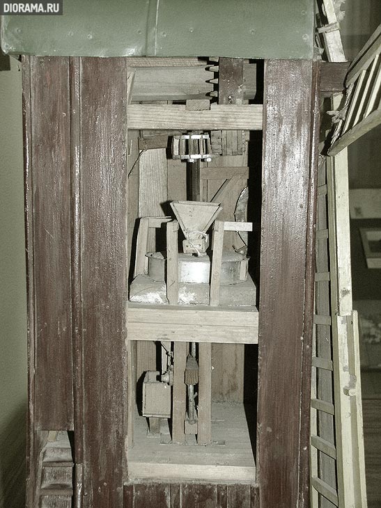 Windmill scale model, Rostov Museum of regional (Library Diorama.Ru)
