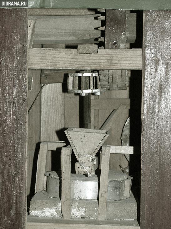 Windmill scale model, Rostov Museum of regional (Library Diorama.Ru)