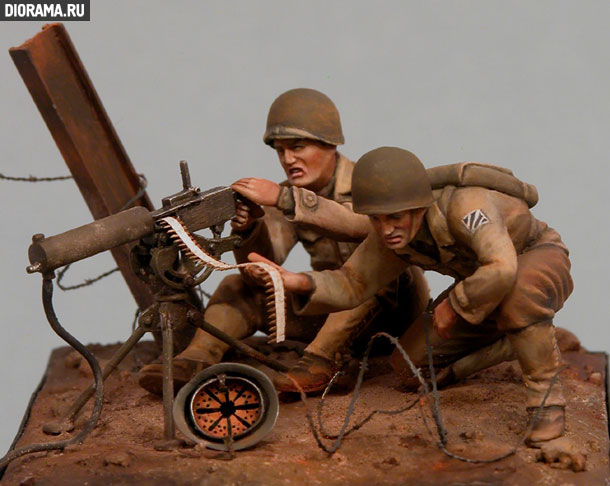 Reviews: U.S. Mashine gun team, Europe, 1944. Reviews: U.S. Mashine gun team, Europe, 1944.