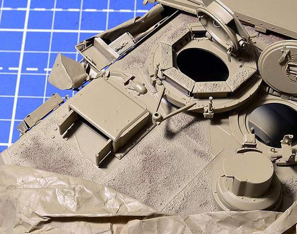 Features: Making modern AFV antislip surface Features: Making modern AFV antislip surface