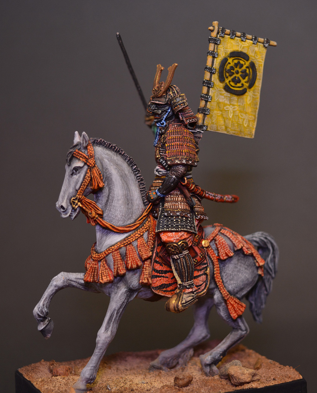 Photo 1 - Mounted samurai, Oda clan, XVI-XVII cent. | Figures | Gallery ...