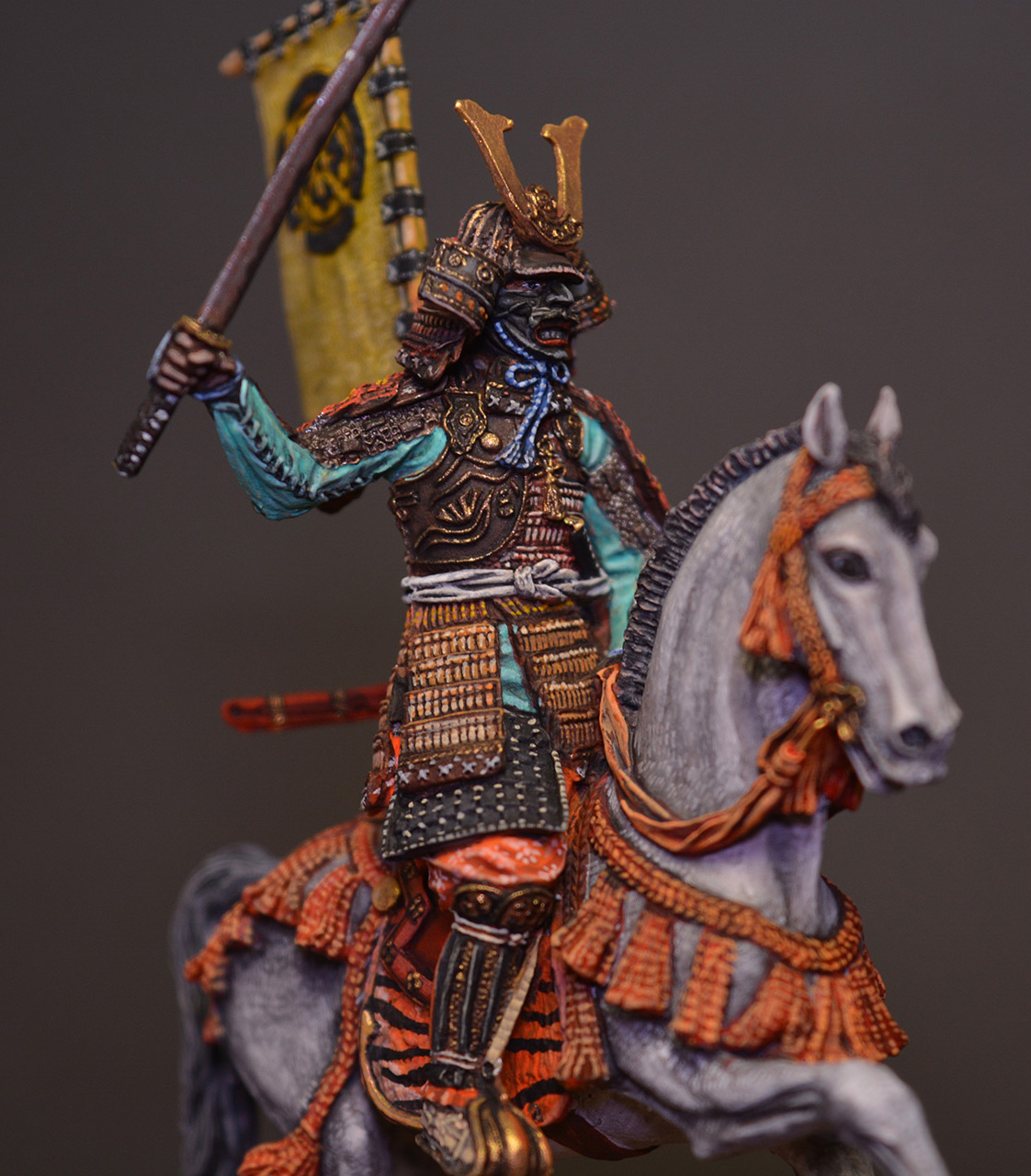 Photo 3 - Mounted samurai, Oda clan, XVI-XVII cent. | Figures | Gallery ...