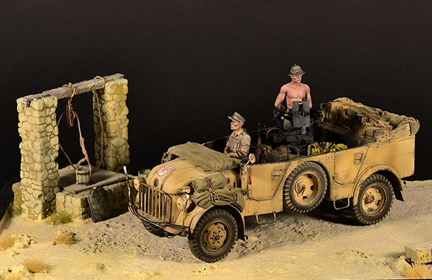 Steyr 1500A with 20mm AA gun | Dioramas and Vignettes | Gallery on ...